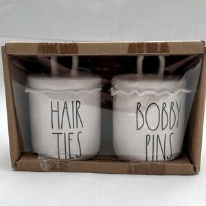 RAE DUNN hair ties/ bobby pins